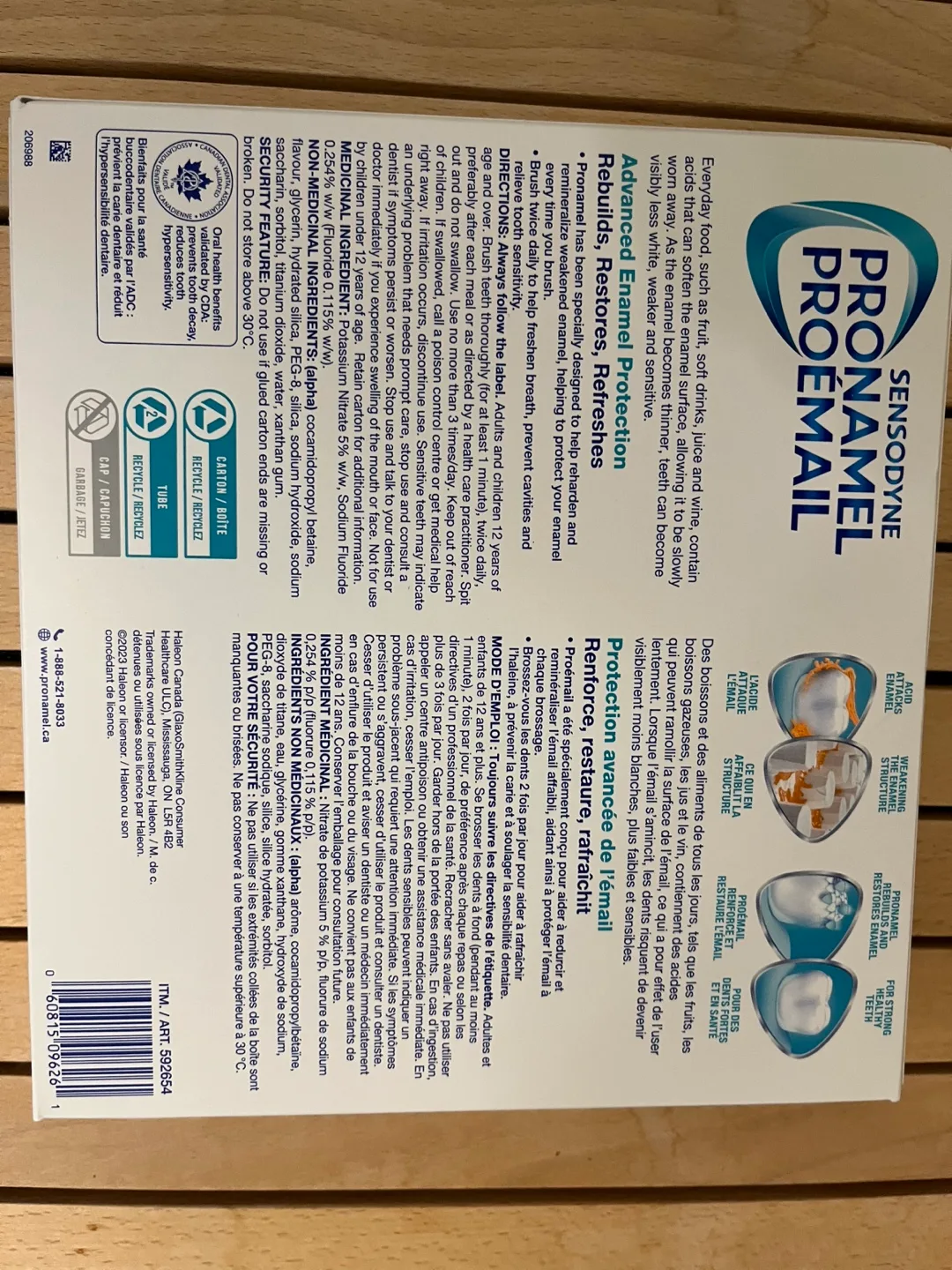 4 New Sensodyne Pronamel Fresh Wave Toothpaste 115ml image indicator(2)