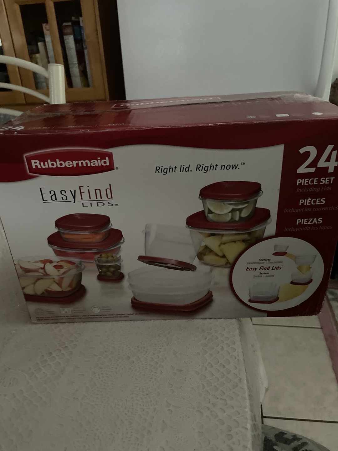 New Rubbermaid EasyFindLids 24-Piece Set