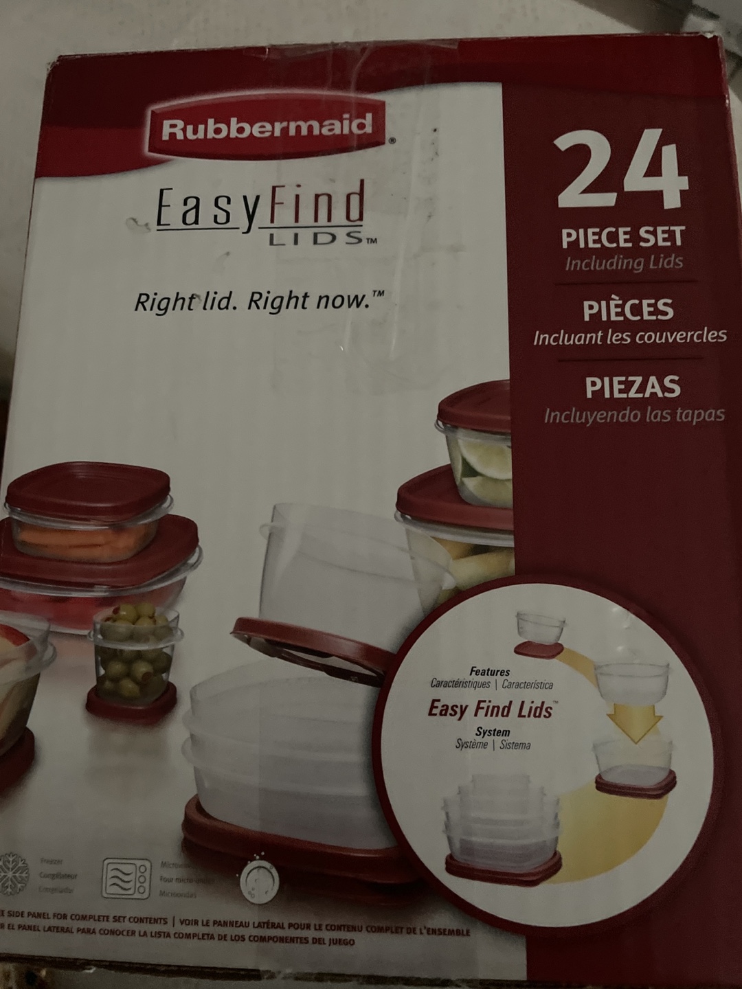 New Rubbermaid EasyFindLids 24-Piece Set - photo 4