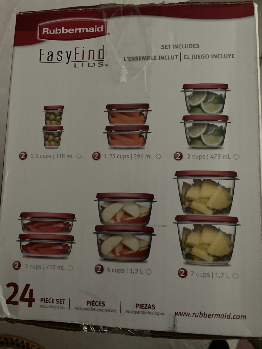New Rubbermaid EasyFindLids 24-Piece Set - photo 2