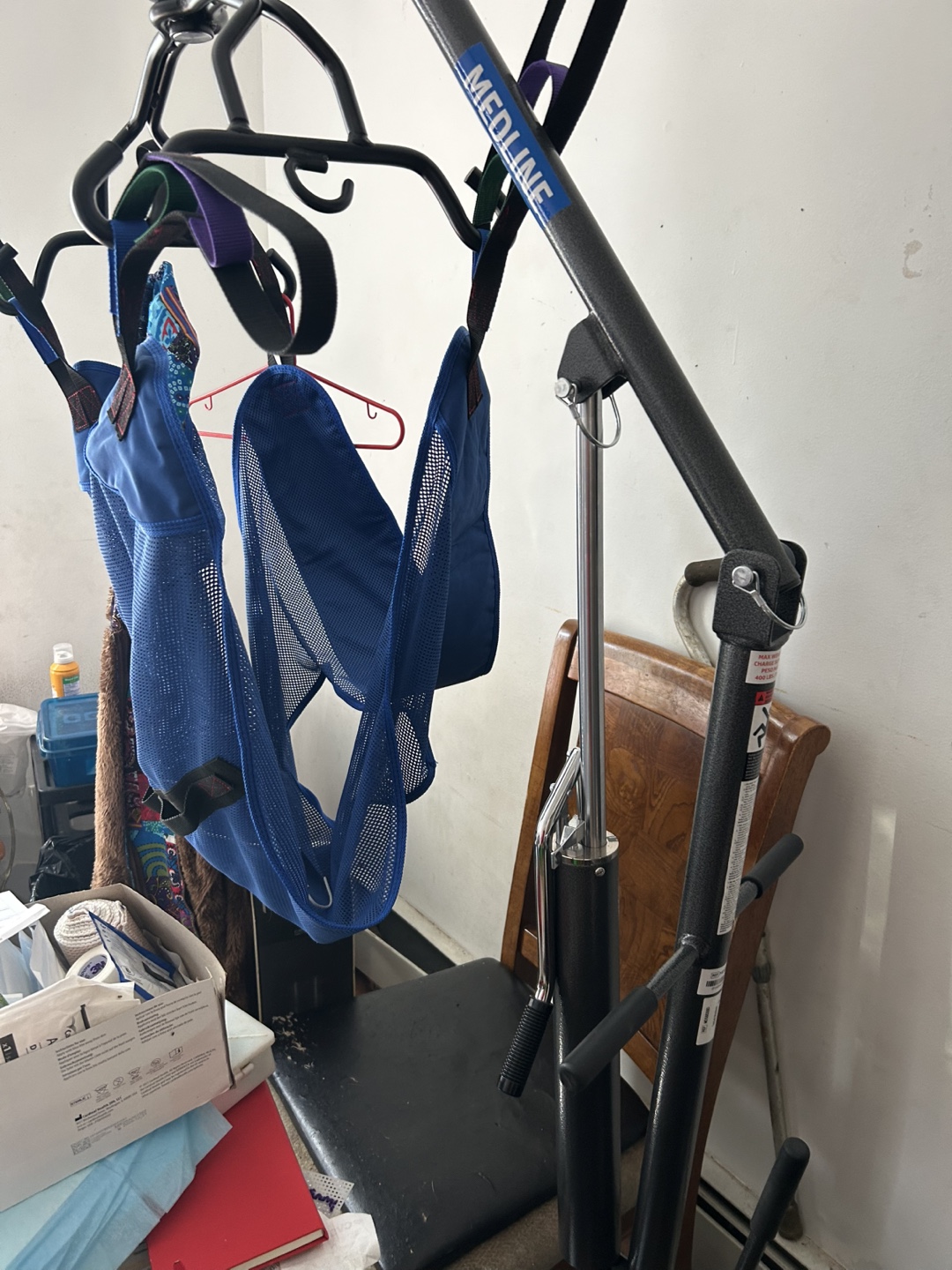 Medline Patient Lift Sling - Blue - photo 2