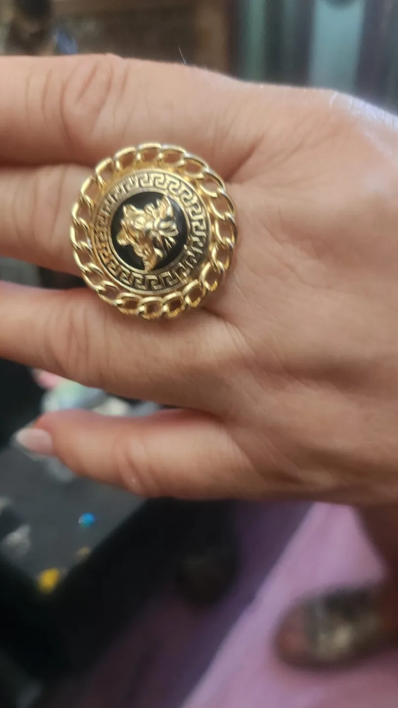 Versace Bracelet & Ring Set - Gold plated image indicator(5)