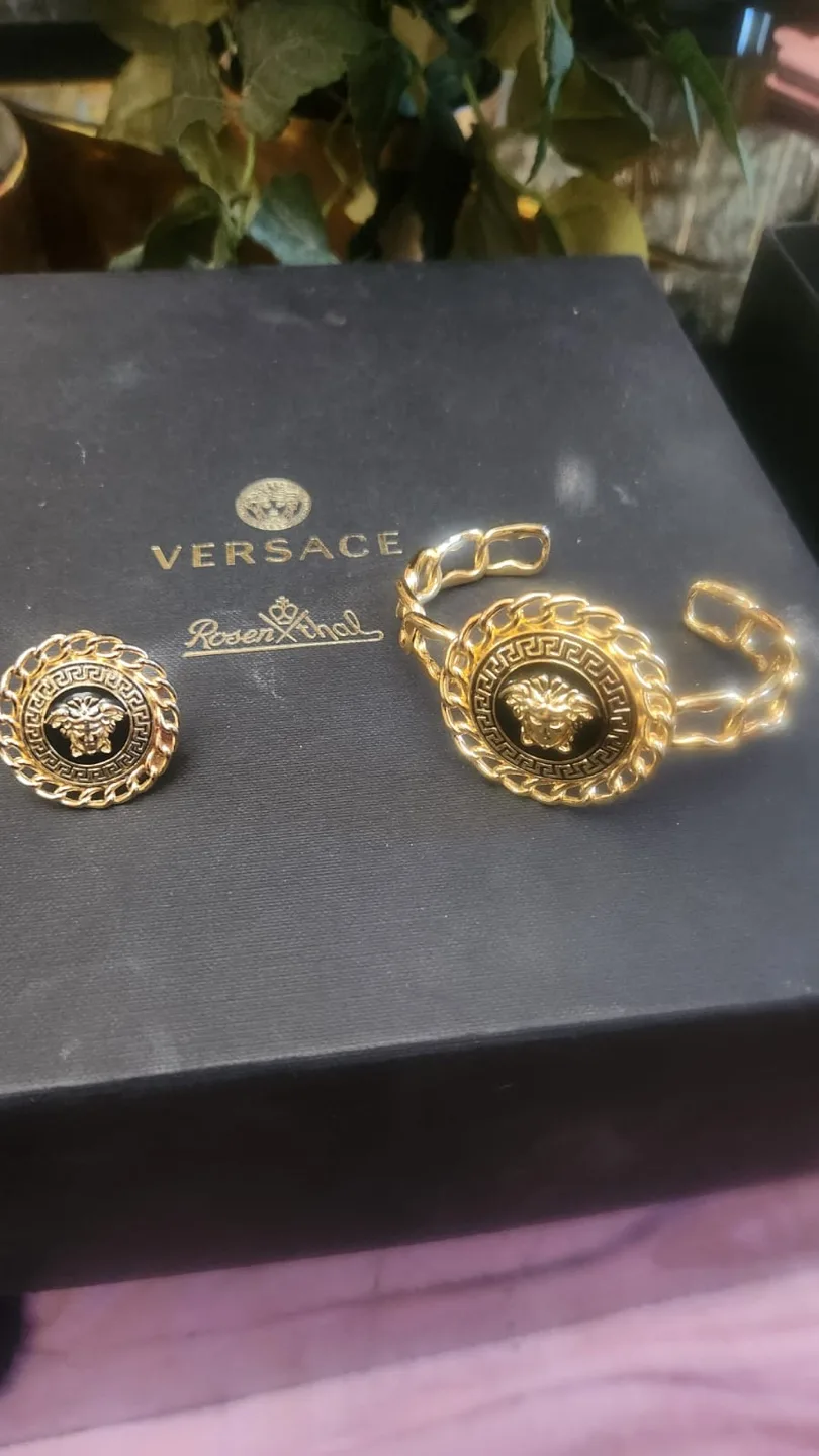 Versace Bracelet & Ring Set - Gold plated image indicator(2)