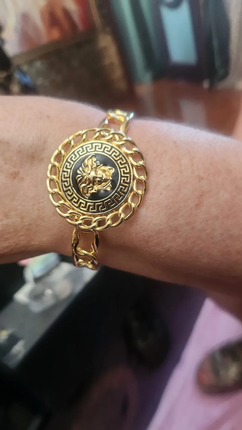 Versace Bracelet & Ring Set - Gold plated image indicator(3)