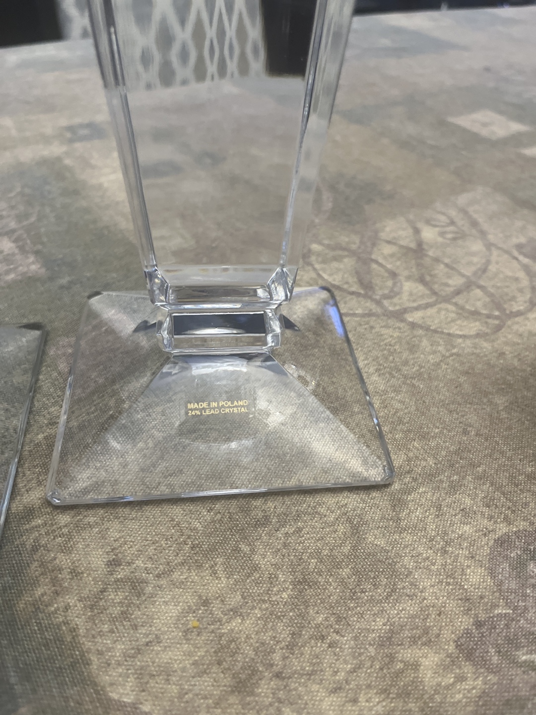 Mikasa Crystal Bowl, Candle Holders - New in Box - photo 4