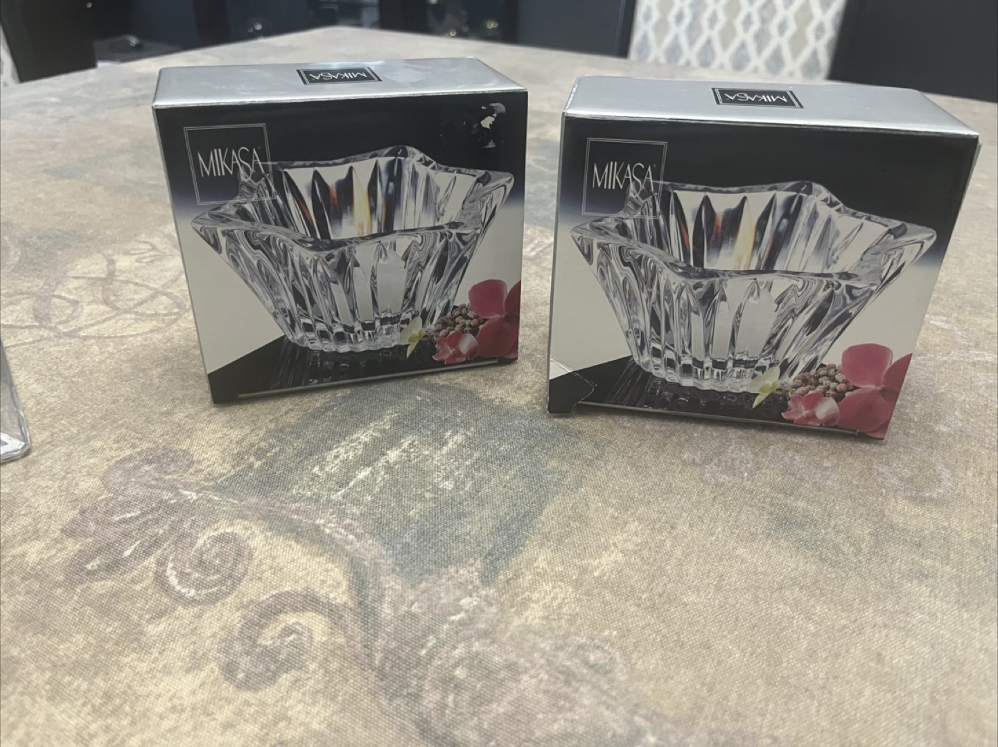 Mikasa Crystal Bowl, Candle Holders - New in Box - photo 3