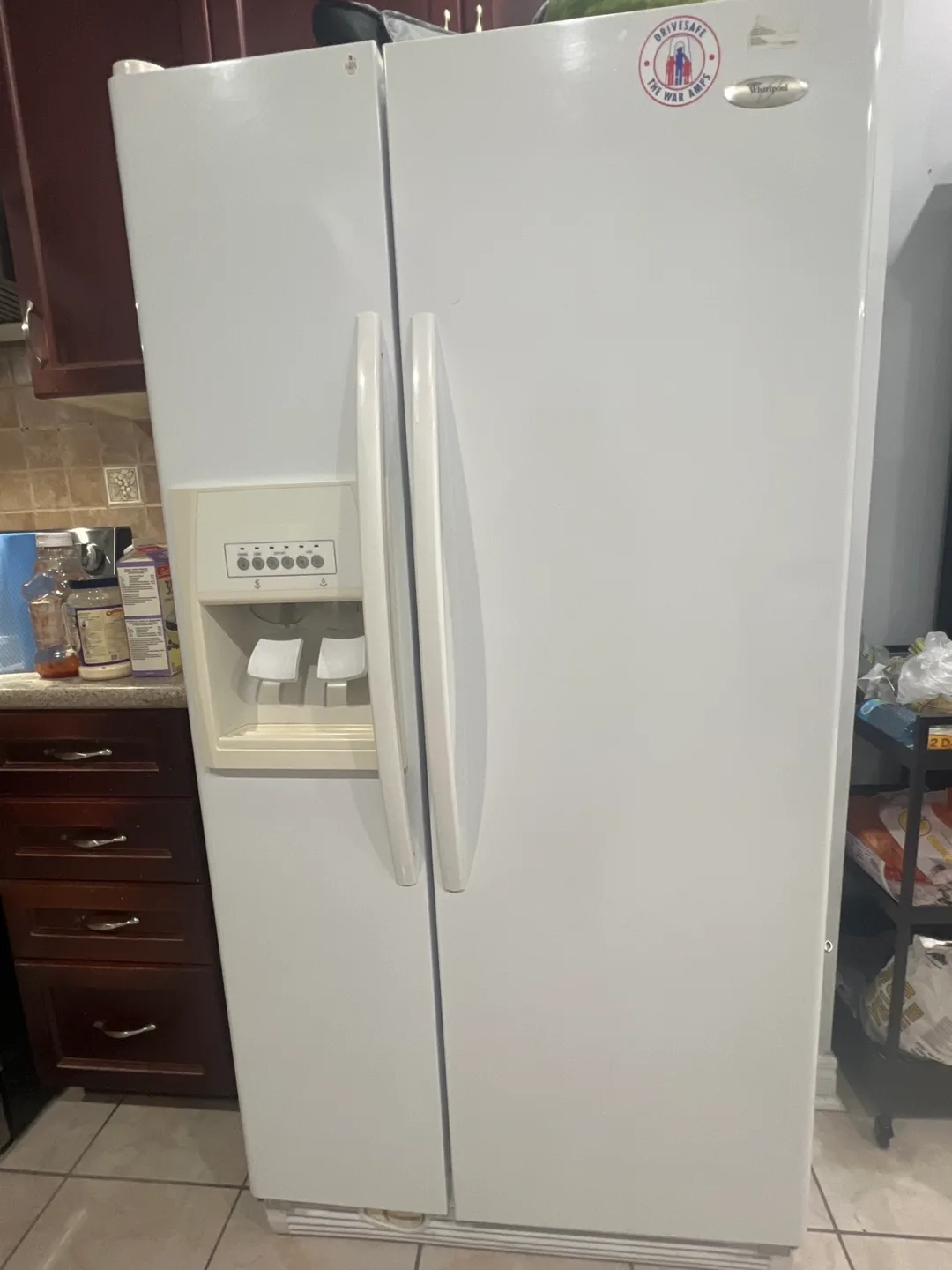 Moving sale - Whirlpool Side-by-Side Refrigerator image indicator(3)