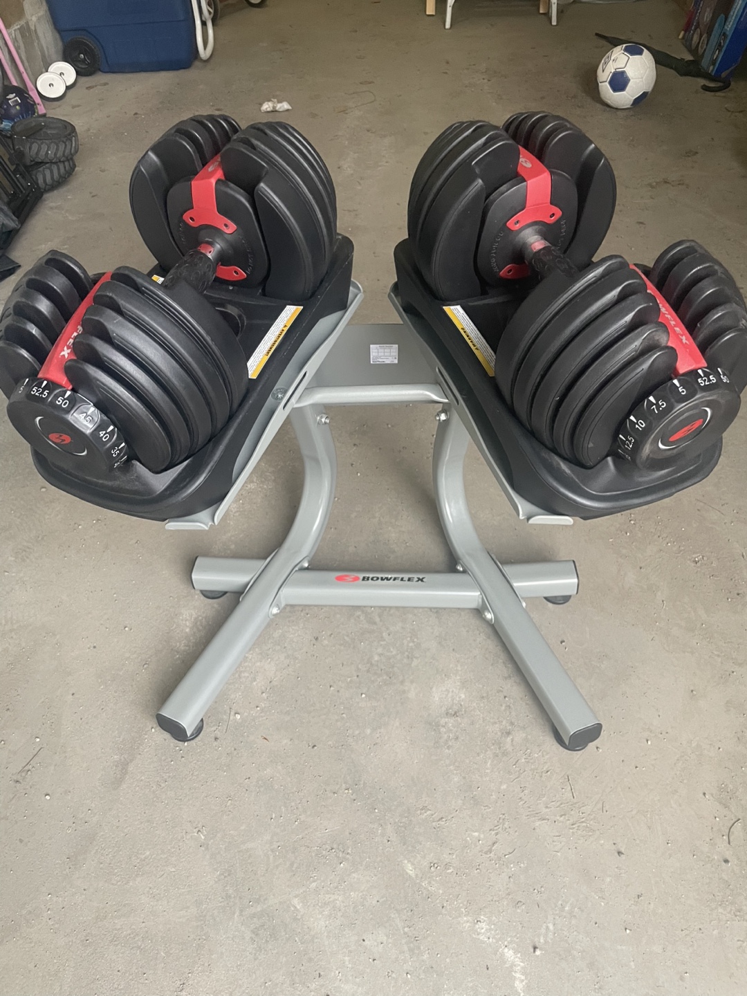 Bowflex Adjustable Dumbbells with Stand