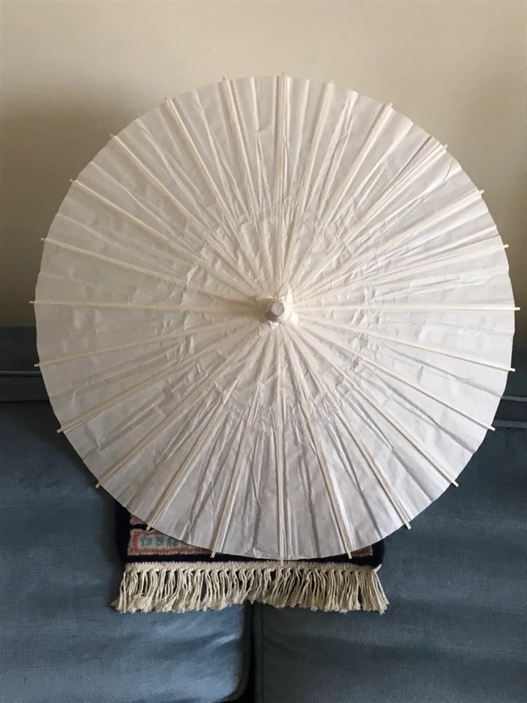 Lovely Parasol with Bamboo Handle ☀️ image indicator(2)