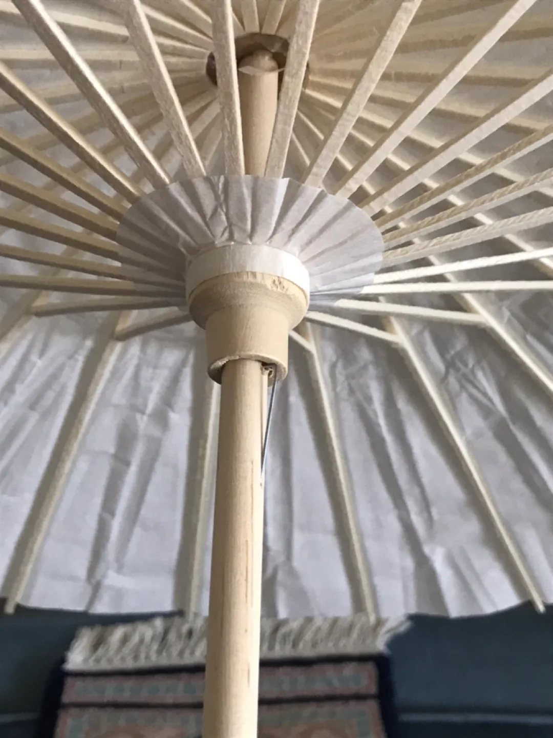 Lovely Parasol with Bamboo Handle ☀️ image indicator(5)