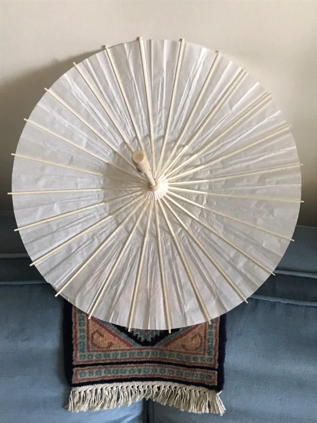 Lovely Parasol with Bamboo Handle ☀️ image indicator(8)