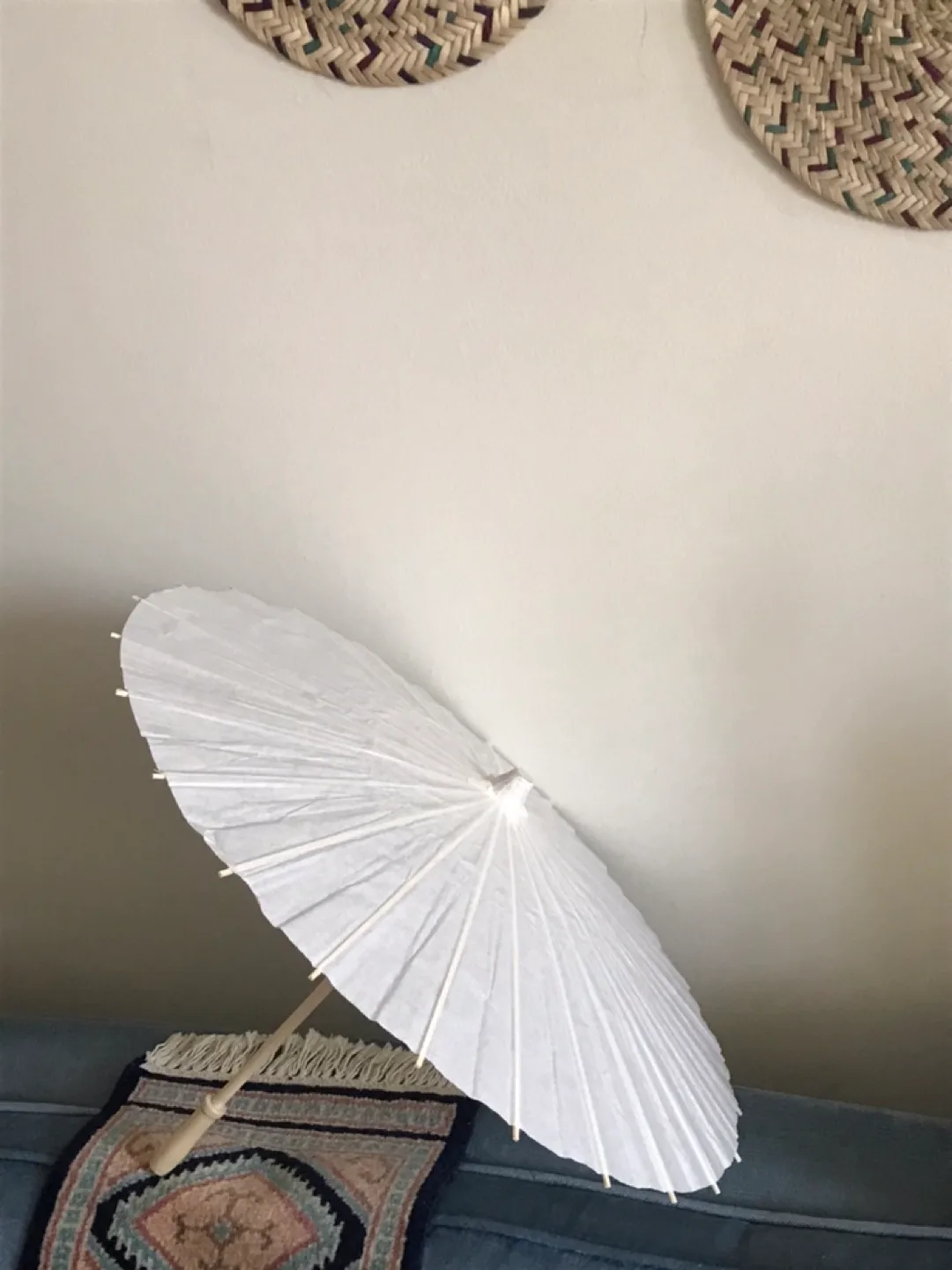 Lovely Parasol with Bamboo Handle ☀️ image indicator(9)