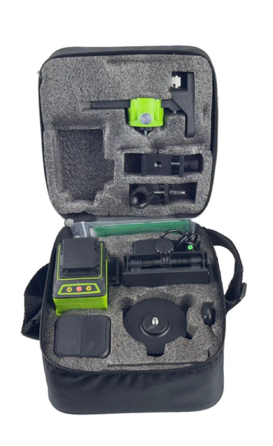 16 Line Laser Level 360 Self  Green laser with 2 Batteries - photo 2