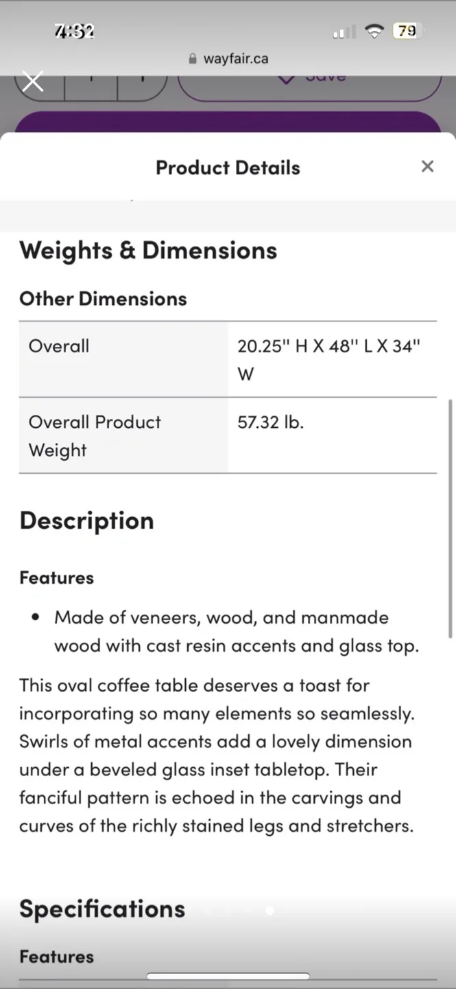 Signature Design by Ashley Salem Coffee Table image indicator(5)