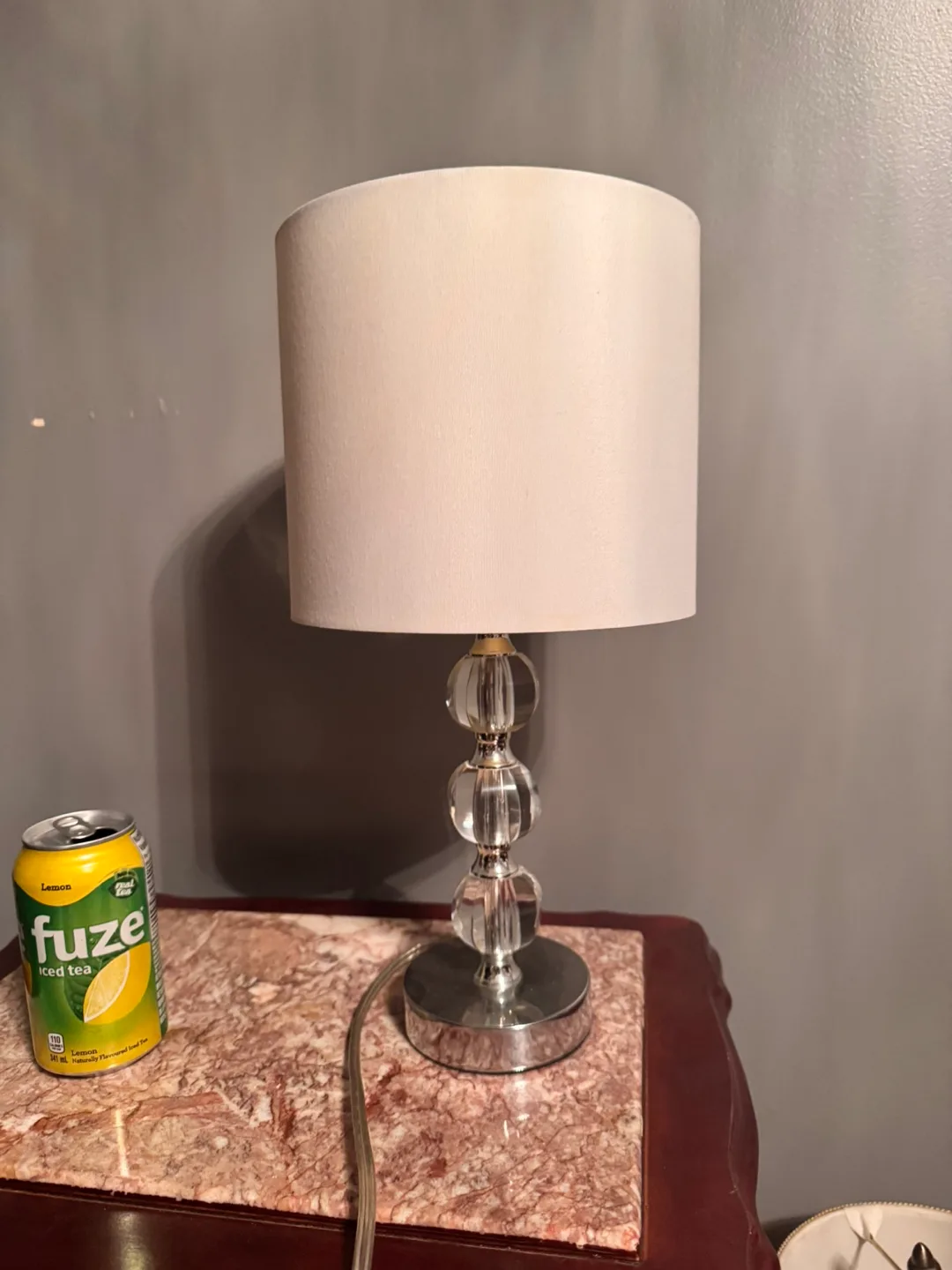 Table Lamp with White Shade thumbnail
