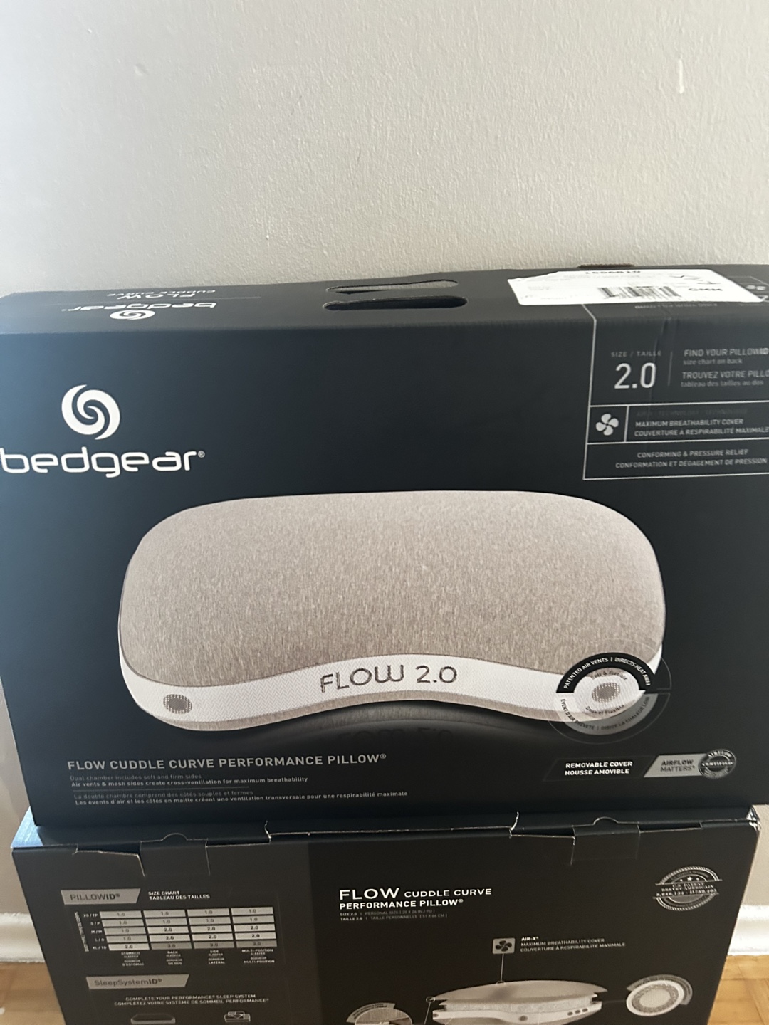 2 BedGear Flow Cuddle Curve Pillow 2.0 - Size 3 - photo 3