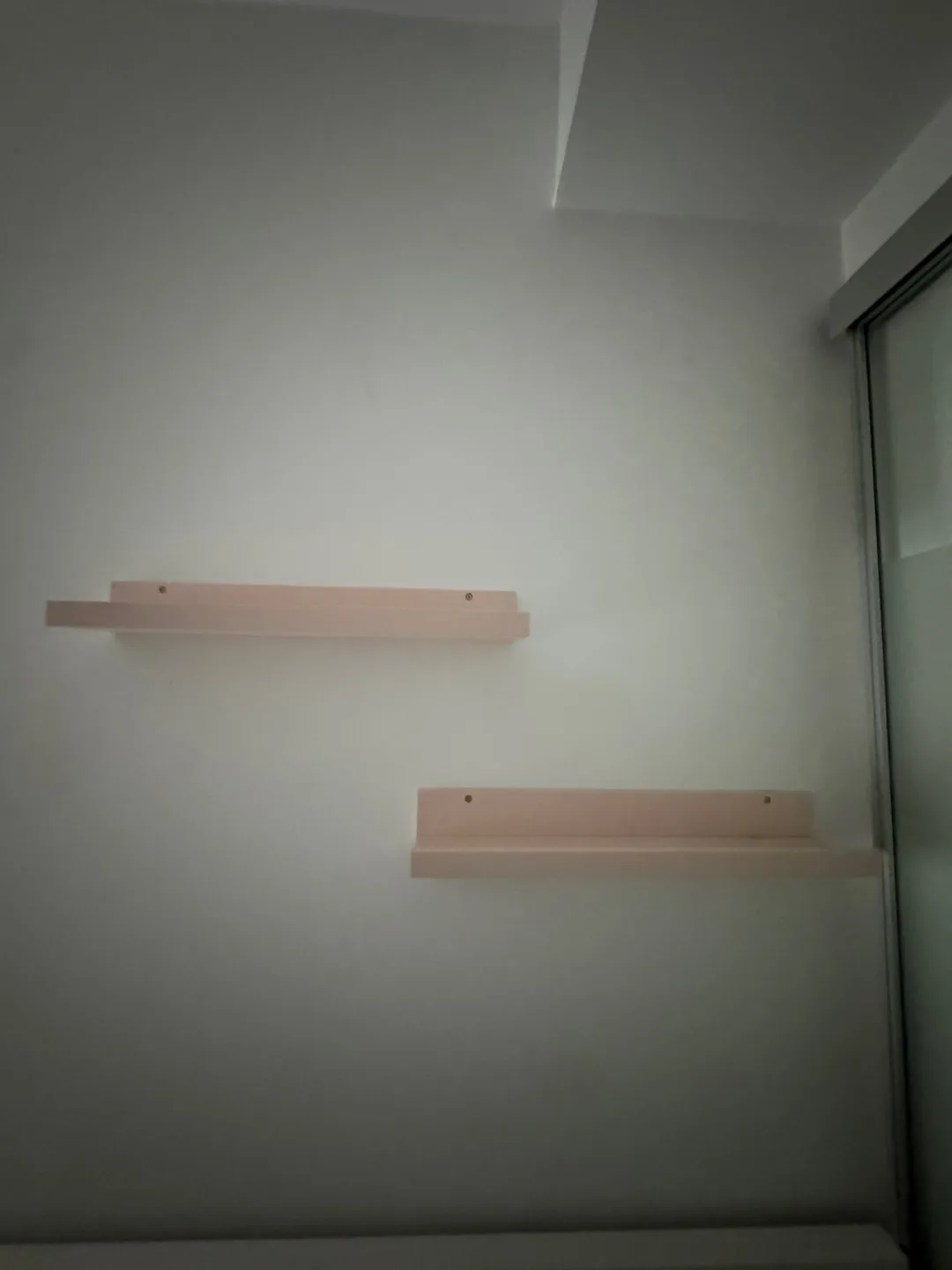 IKEA Floating Wall Shelves pink - Set of 2 image indicator(3)