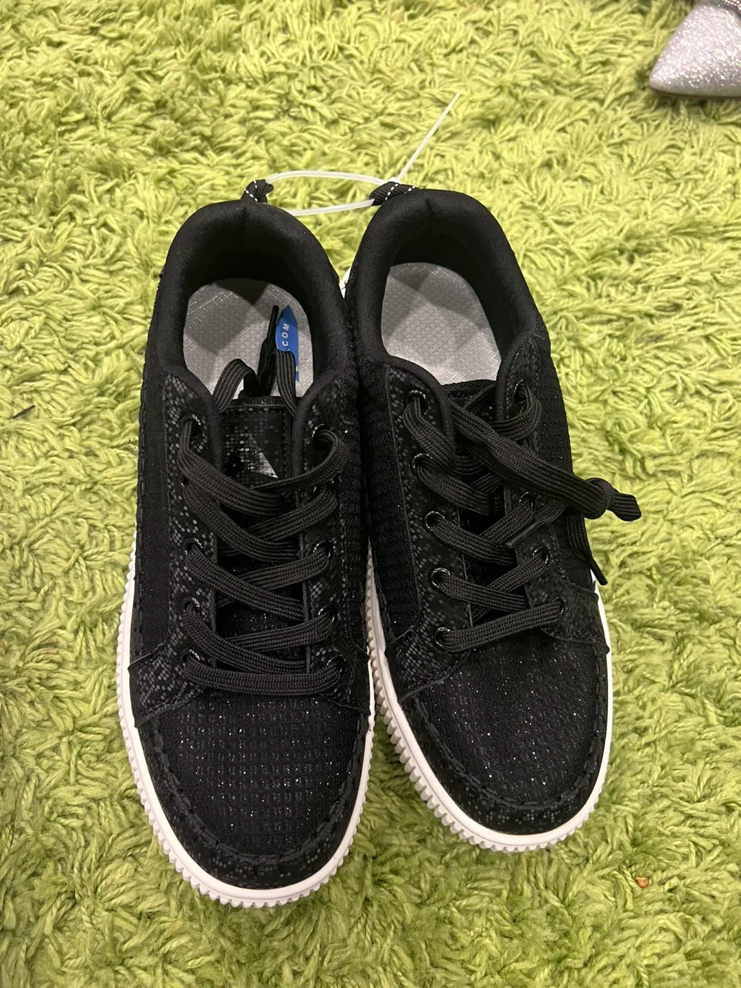 Black Sparkly Sneakers - Size 9 image indicator(2)