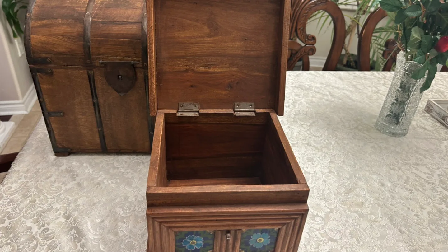 Brand new, wood Decorative Box. $40 each image indicator(4)