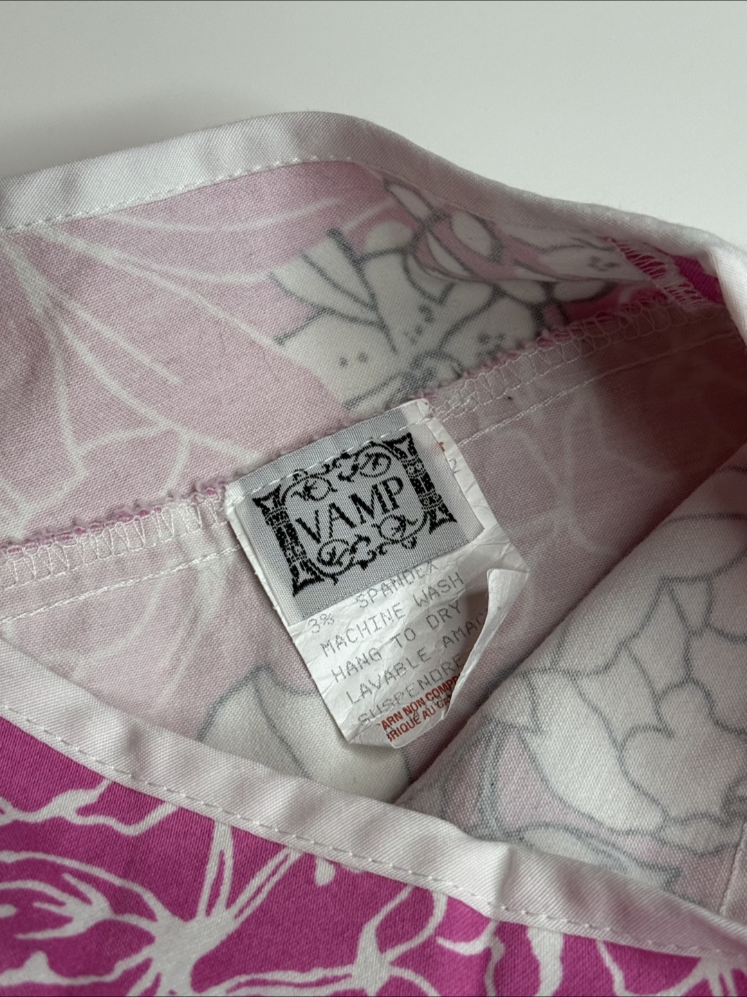 Vintage Vamp Pink Floral Skirt - photo 3