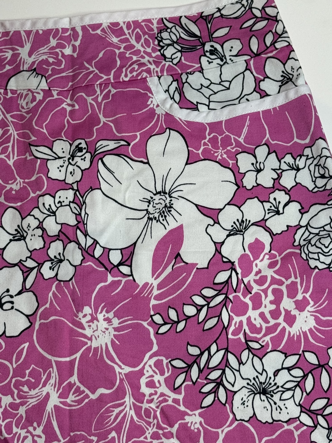 Vintage Vamp Pink Floral Skirt - photo 2