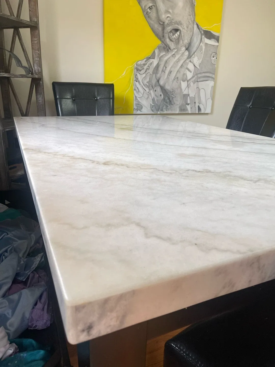 Marble Dining Table with 6 Chairs image indicator(2)