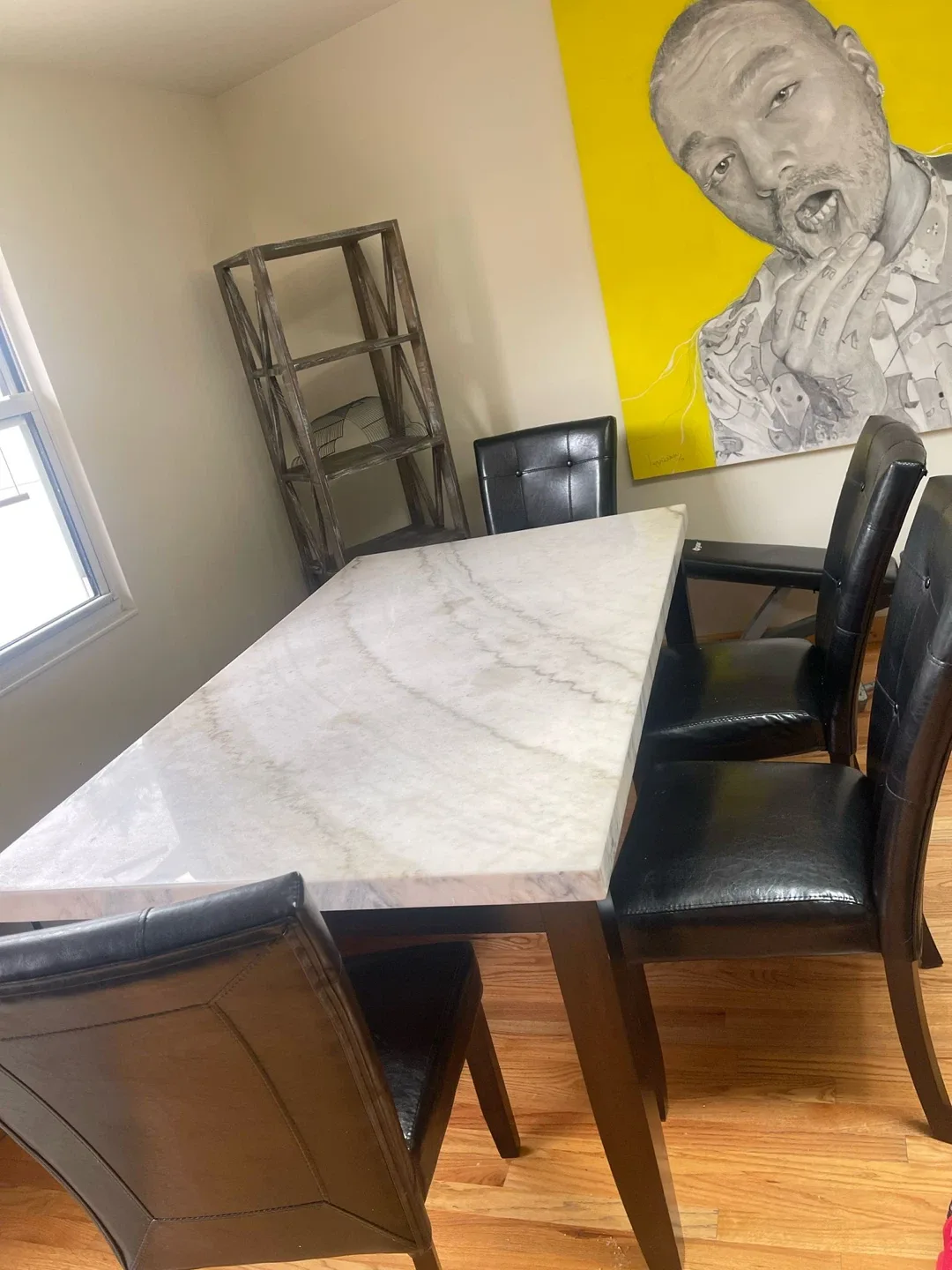 Marble Dining Table with 6 Chairs image indicator(5)