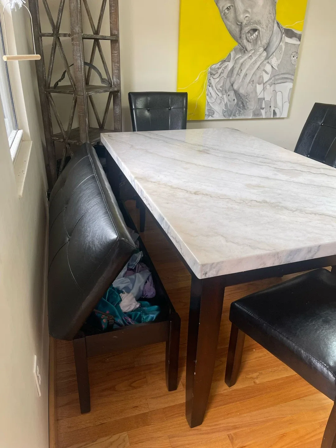 Marble Dining Table with 6 Chairs image indicator(6)