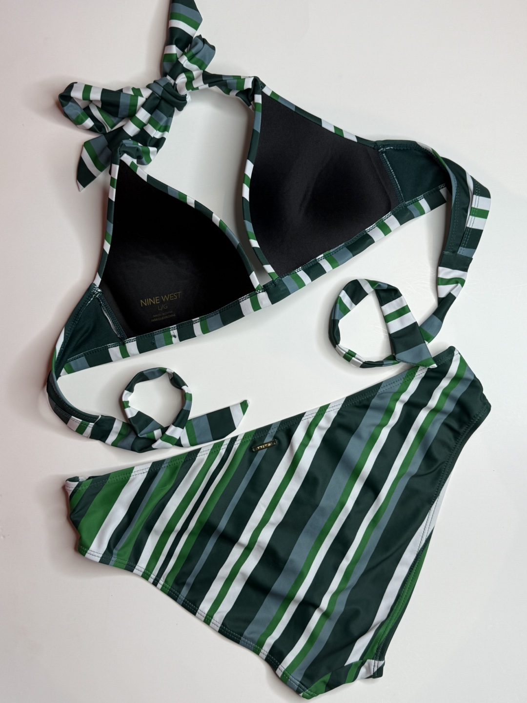 Nine West Striped Bikini Set - L/G - photo 5