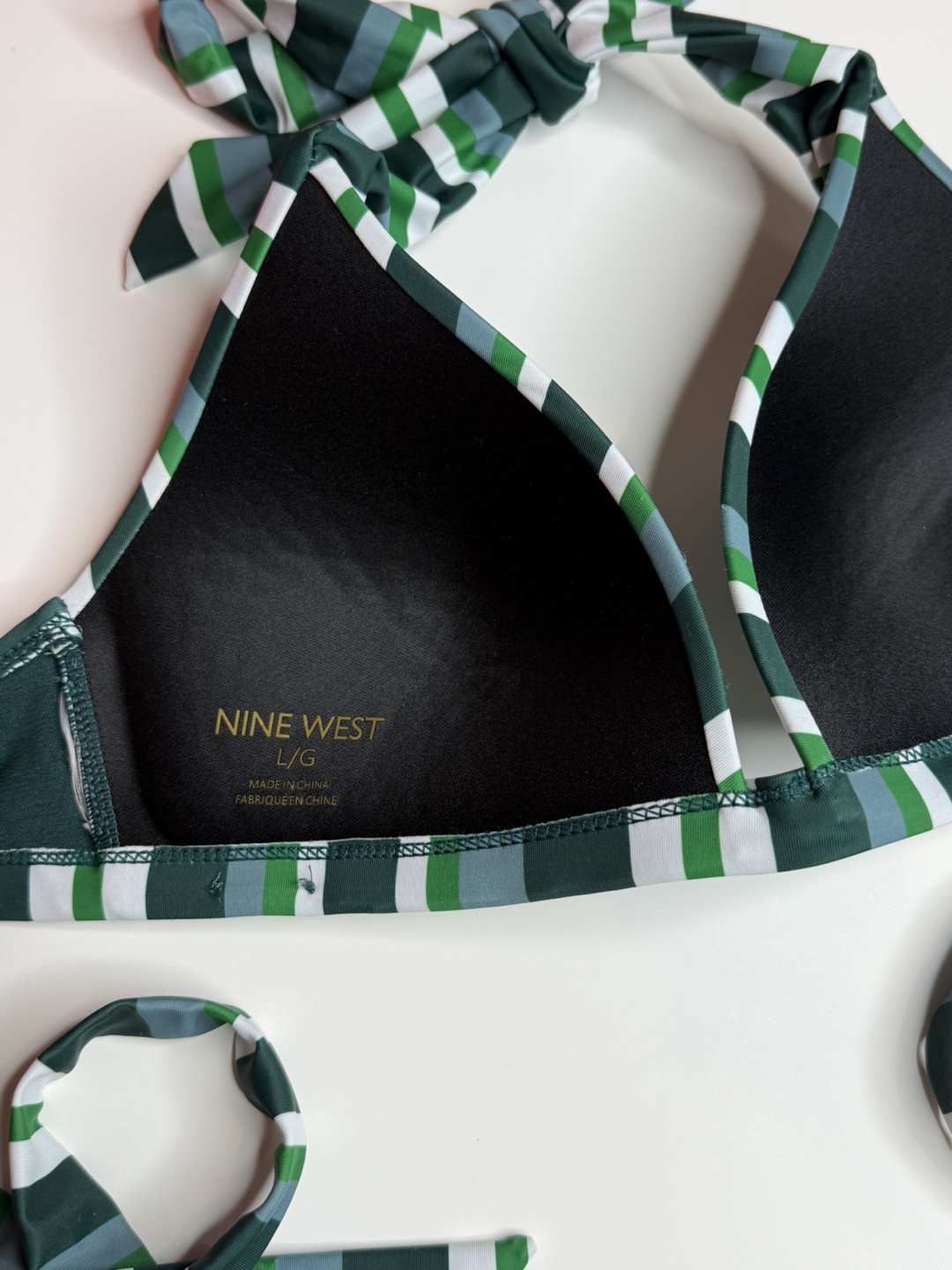Nine West Striped Bikini Set - L/G - photo 4