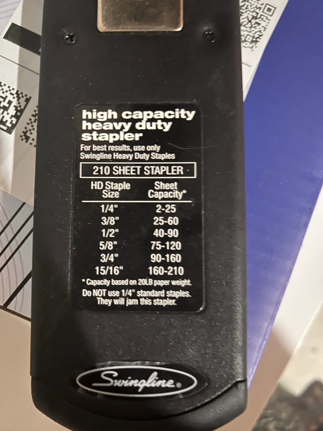 Swingline High Capacity Heavy Duty Stapler image indicator(2)