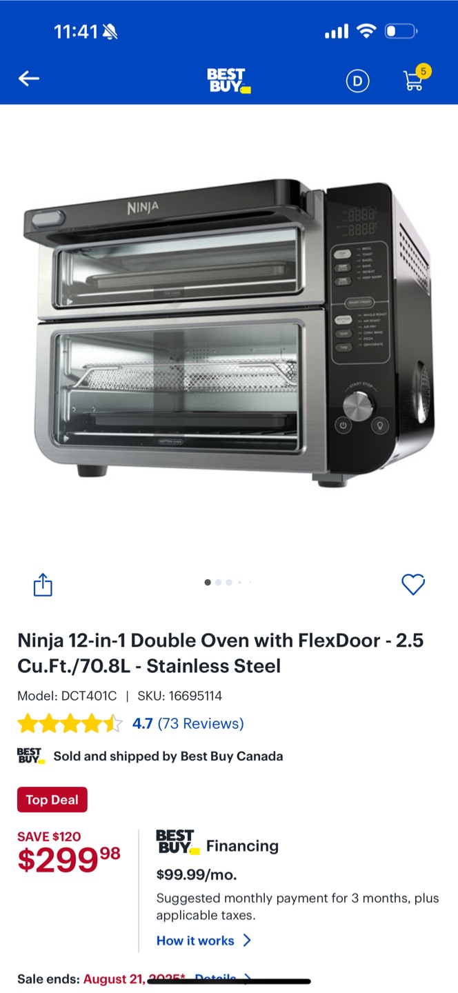 Ninja 12-in-1 Double Oven with FlexDoor - photo 3