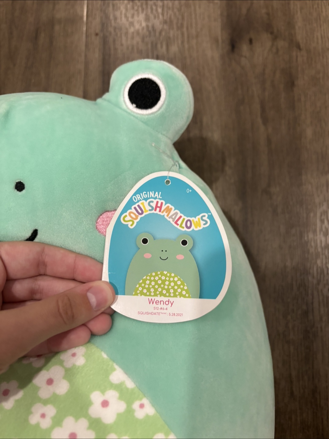 Squishmallow Wendy the frog with tag - photo 2