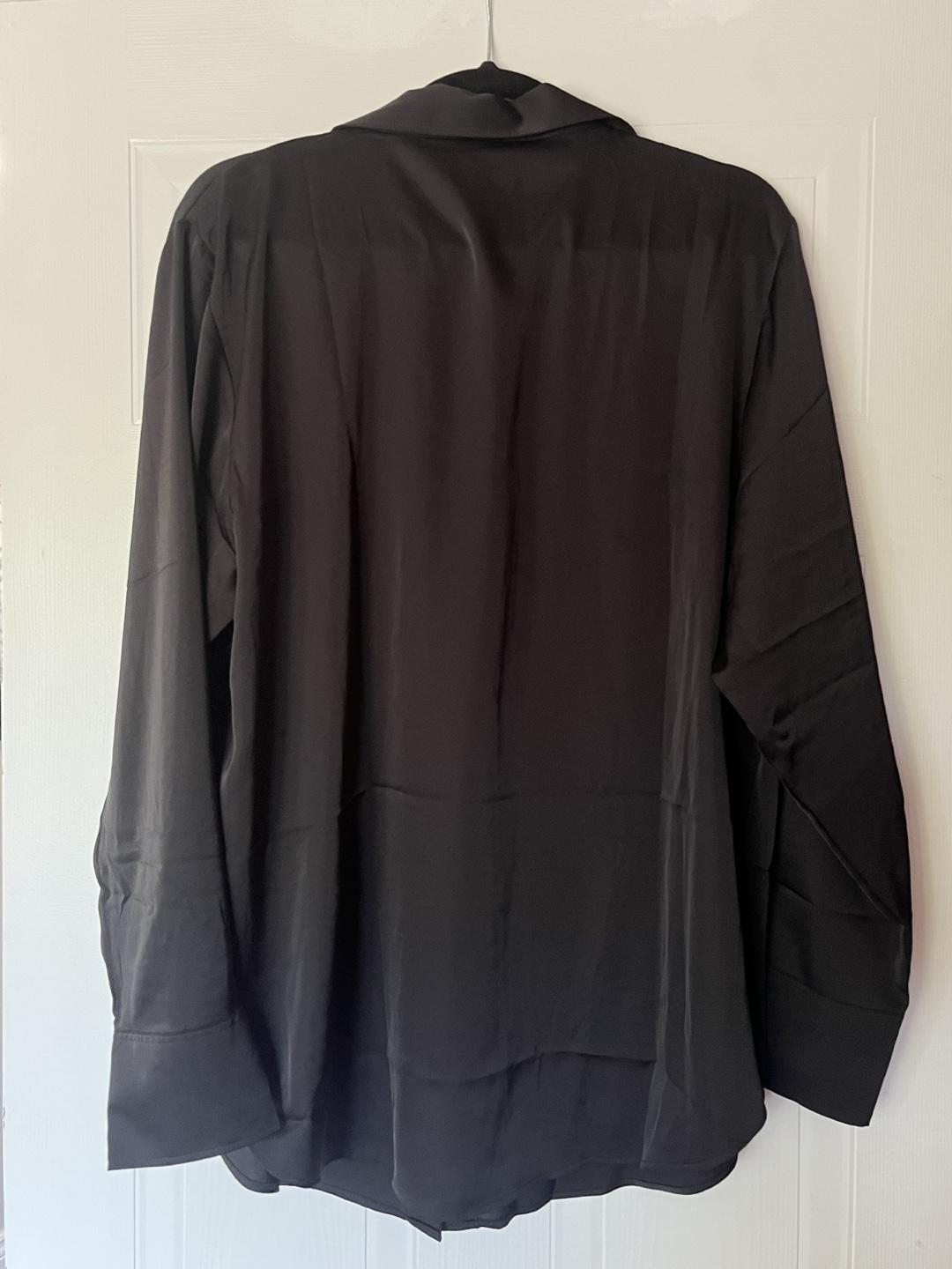 H&M Black silk  Blouse - Size XL - photo 4