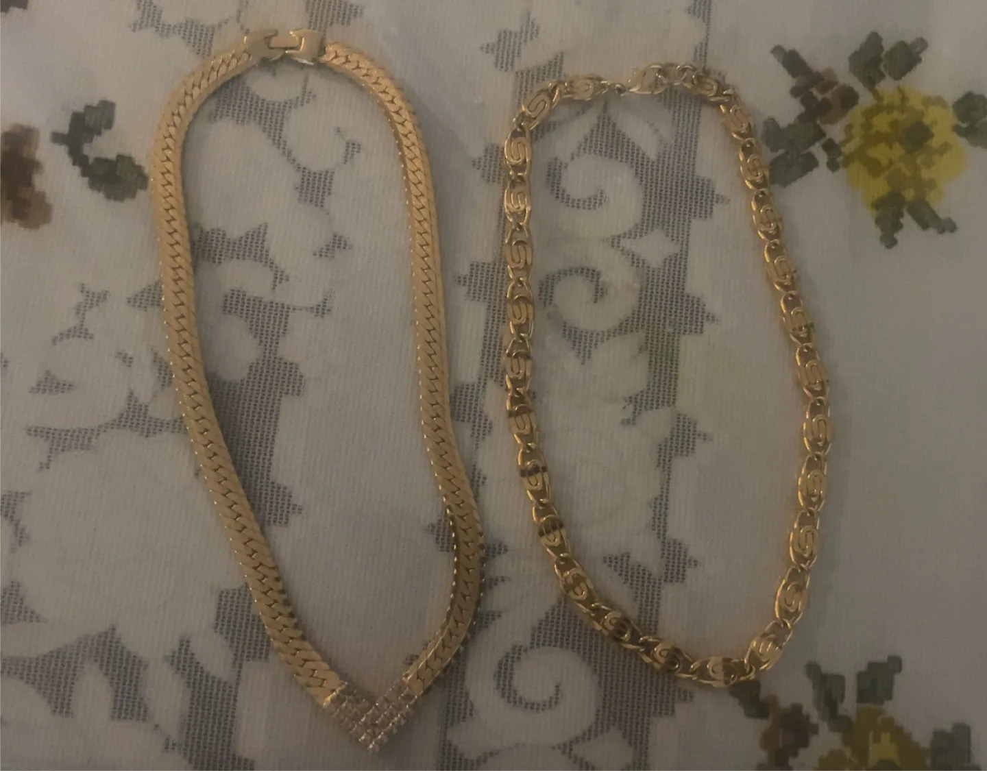 Gold Tone Necklaces - Set of 2 thumbnail