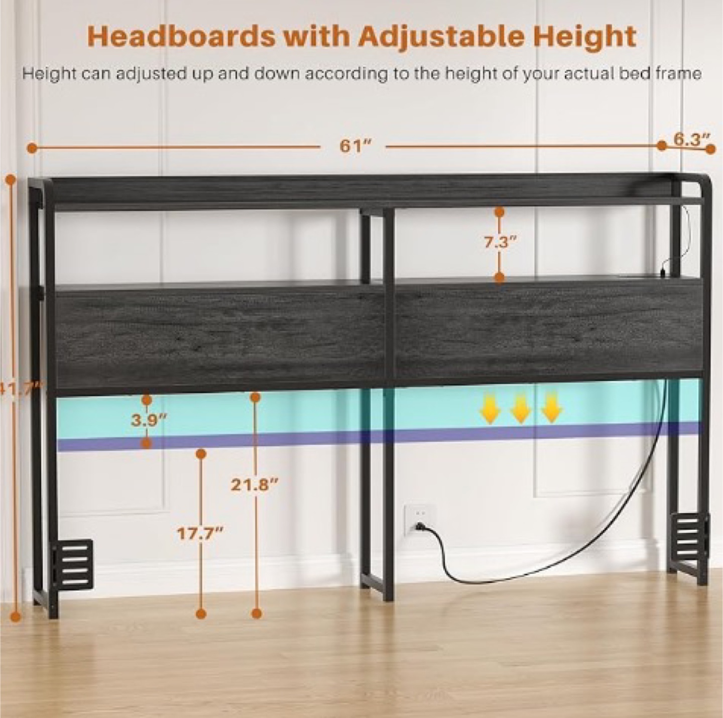 Like new full set - Queen size bedframe + BedStory Mattress - photo 5