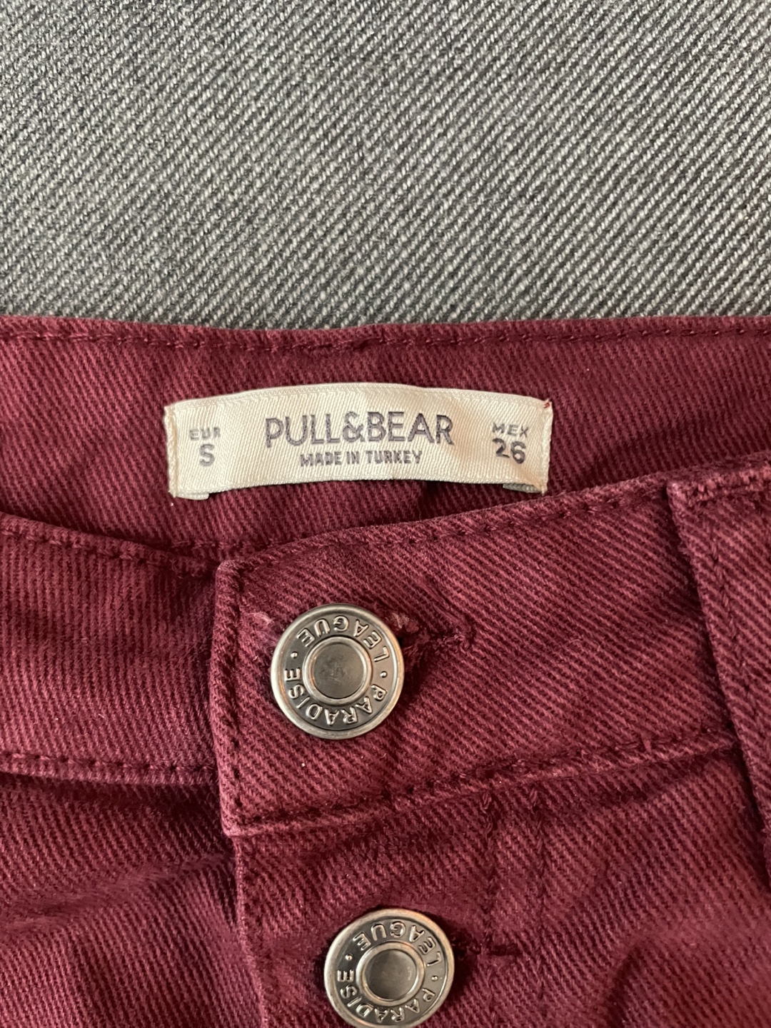 Pull&Bear Burgundy Skirt - Size S - photo 3