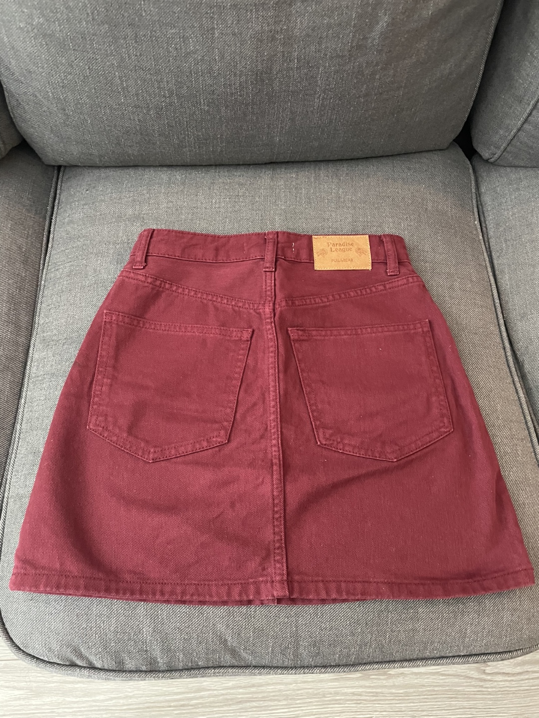 Pull&Bear Burgundy Skirt - Size S - photo 4