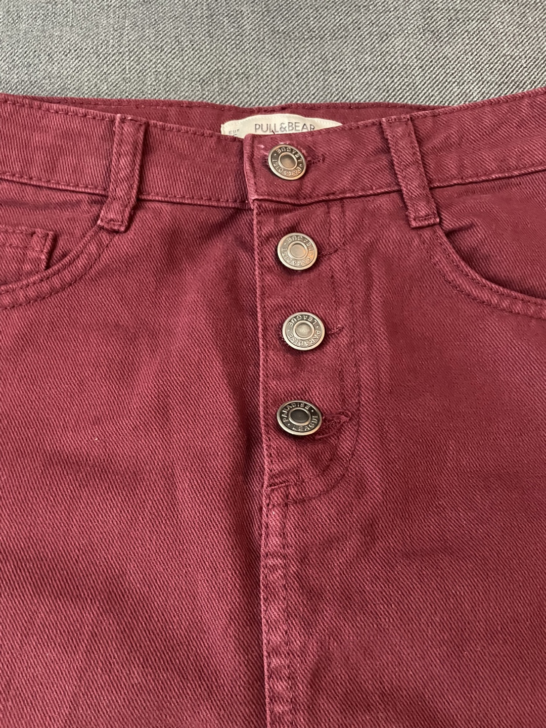 Pull&Bear Burgundy Skirt - Size S - photo 2