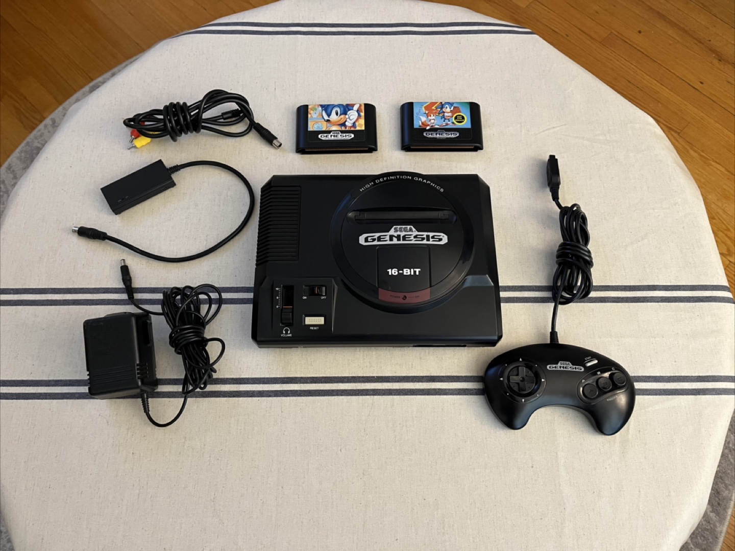 Sega Genesis Model 1 with 3BP Mod and Recap