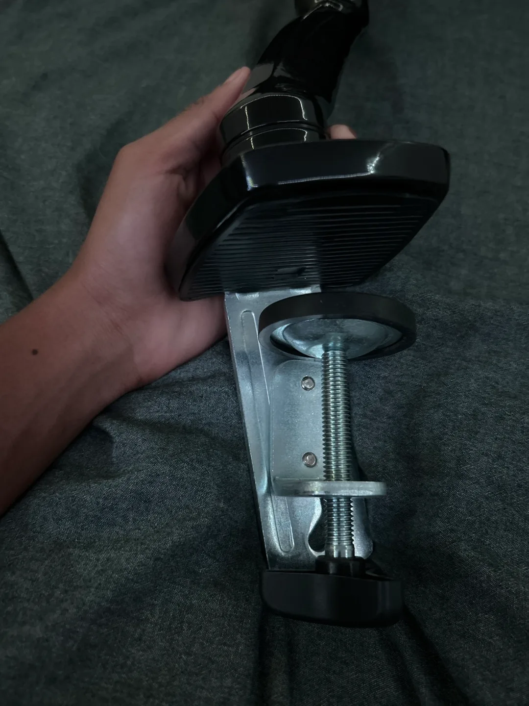 Black Monitor Arm Mount image indicator(2)