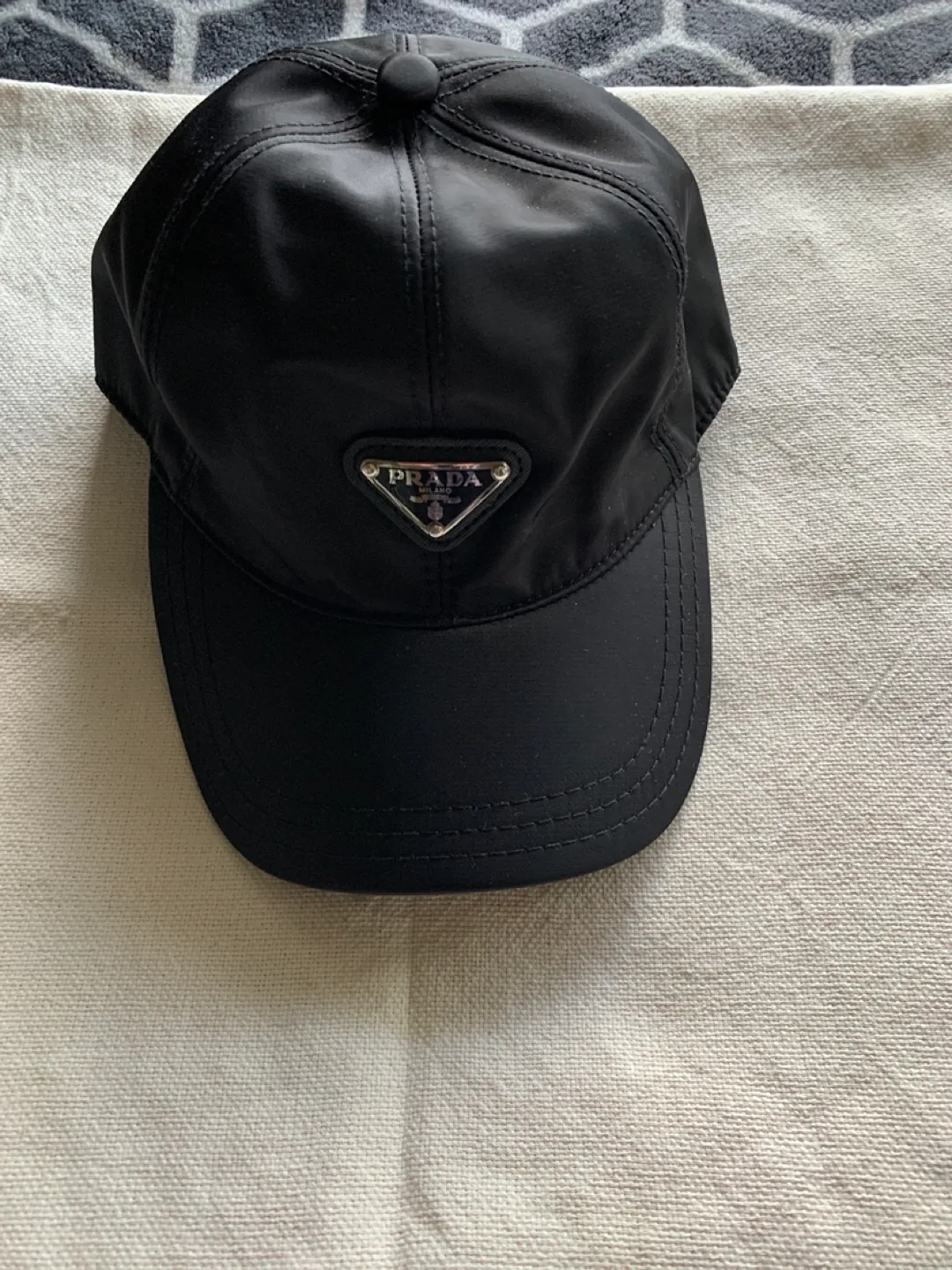 Prada Black Baseball Cap - Like New! thumbnail