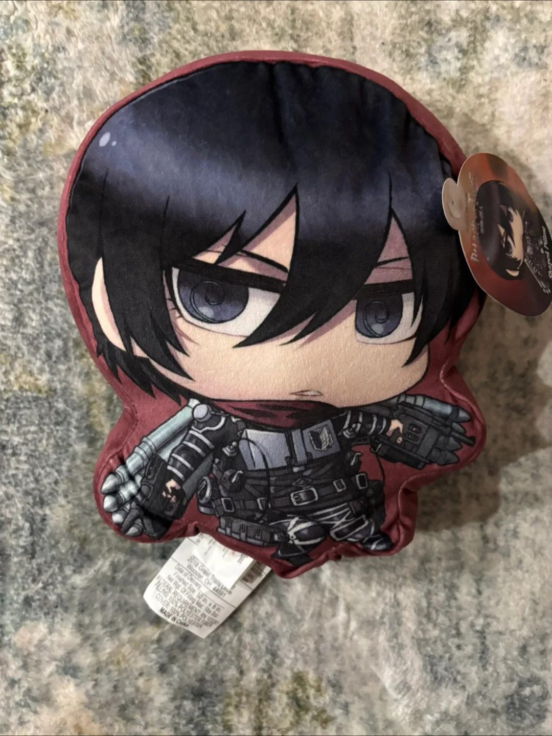 Attack on Titan Mikasa Chibi Pillow $10 🥕 thumbnail