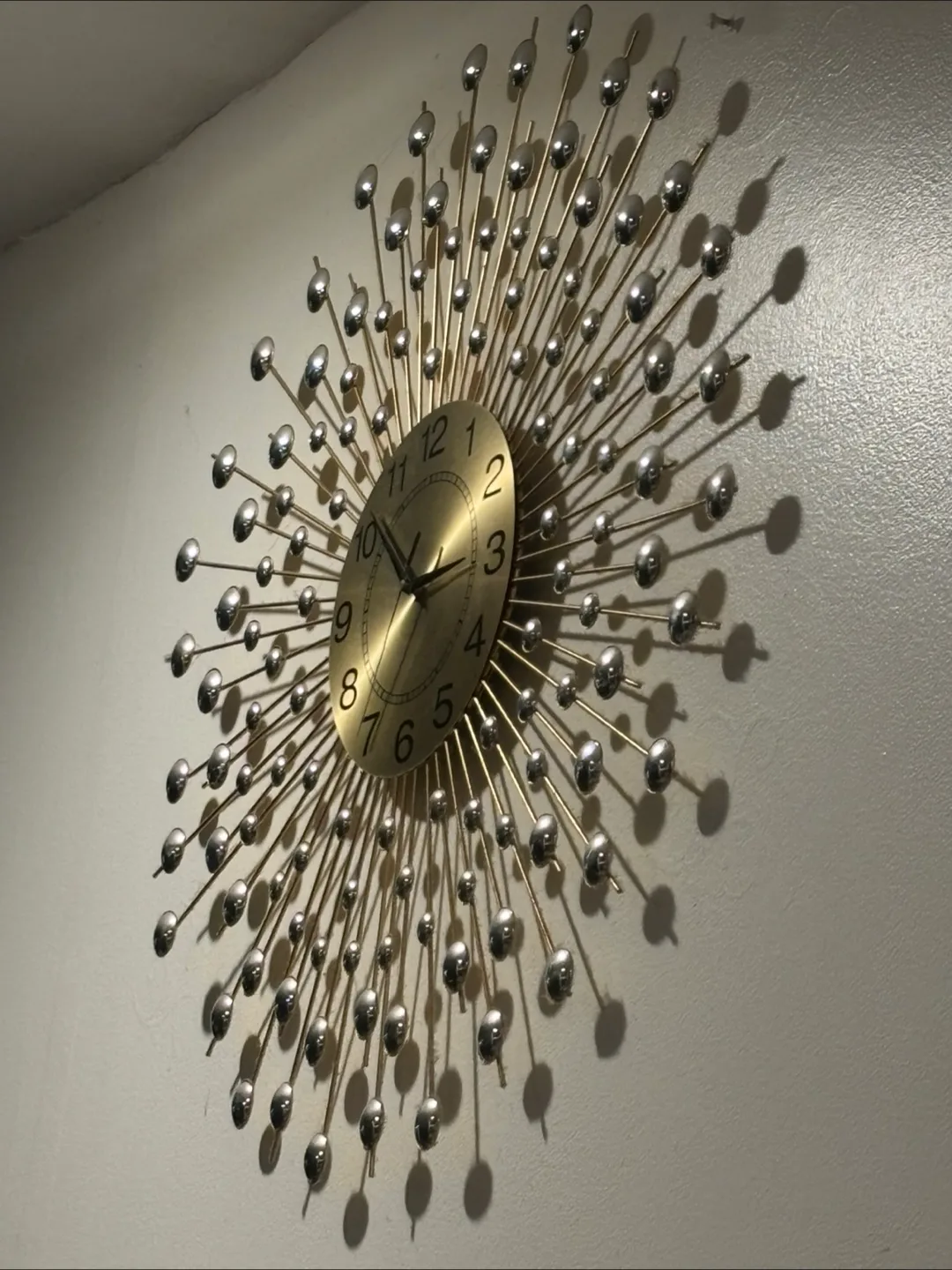Starburst Wall Clock - Home Decor thumbnail