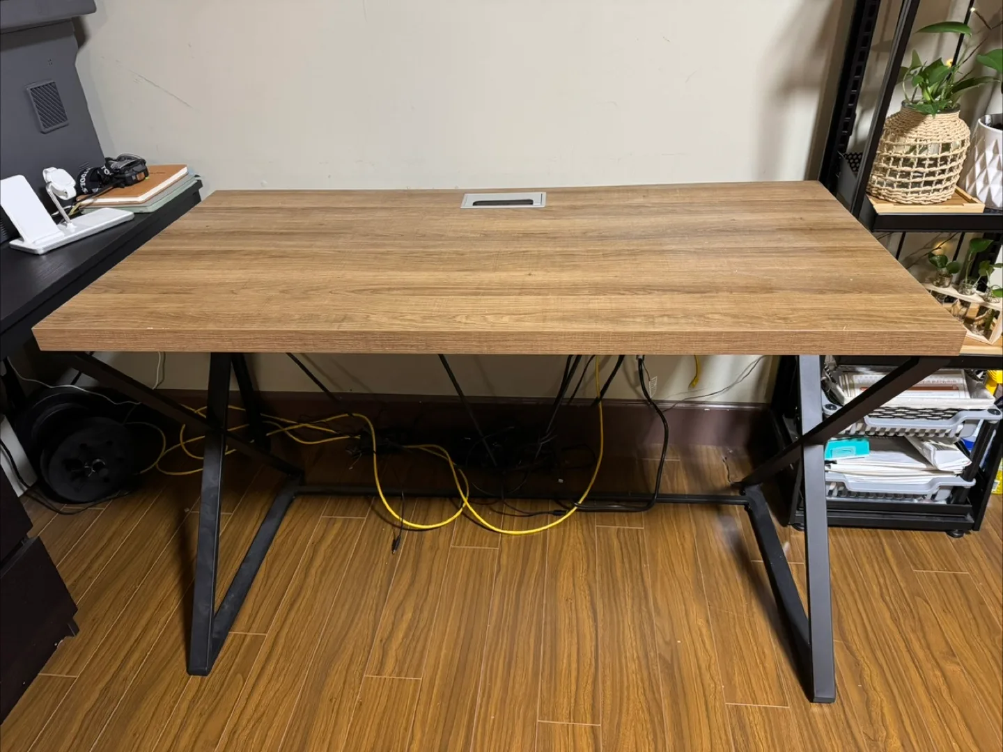 Wood and Metal Desk thumbnail