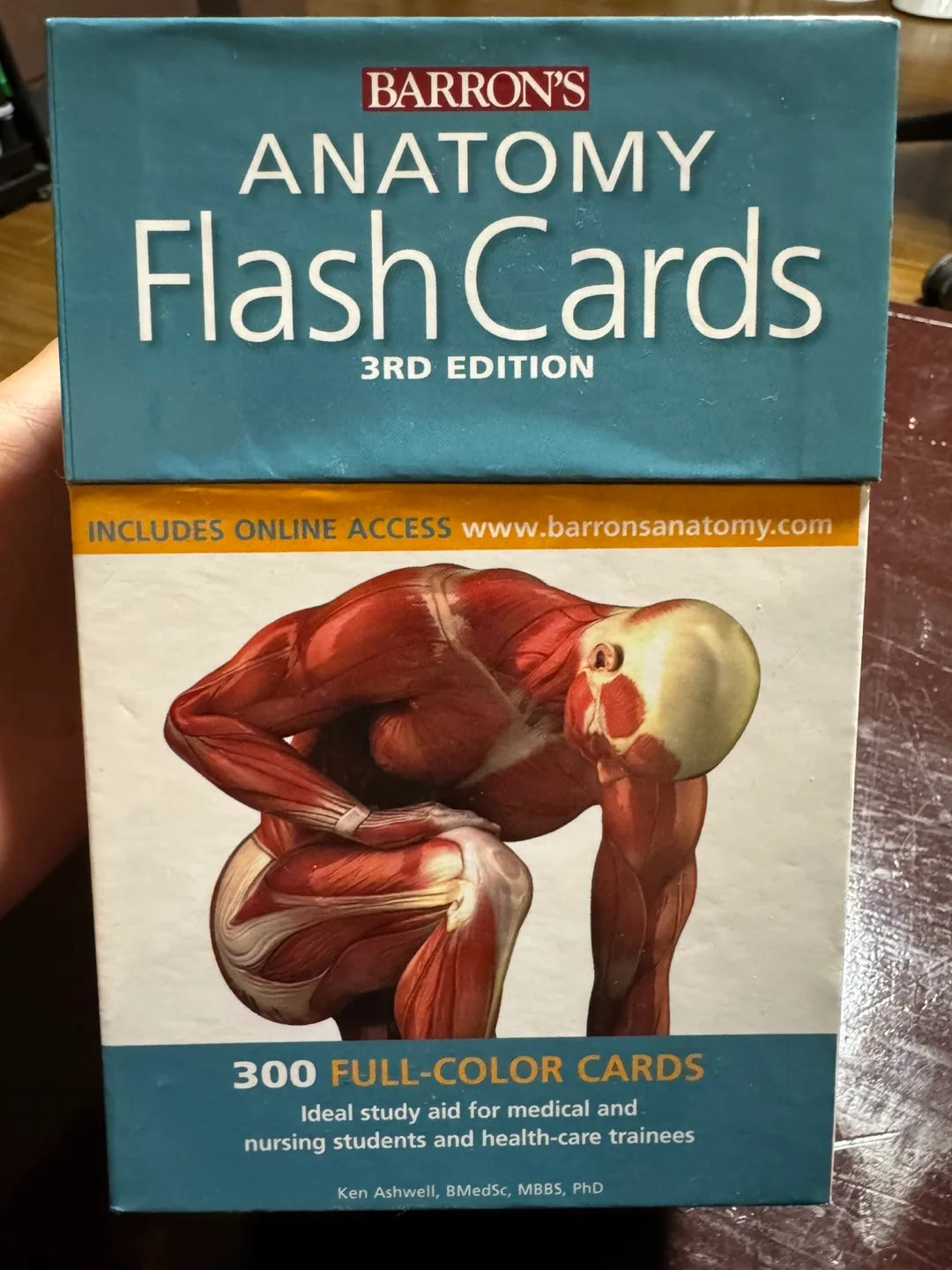 Barron's Anatomy Flash Cards 3rd Edition thumbnail