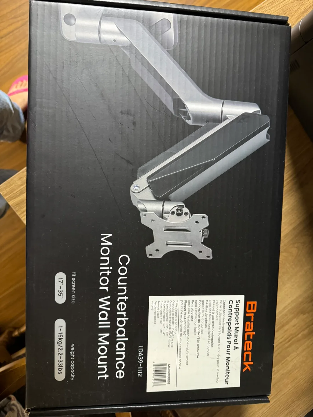 Brateck LDA39-1112 Monitor Wall Mount (17-35") thumbnail
