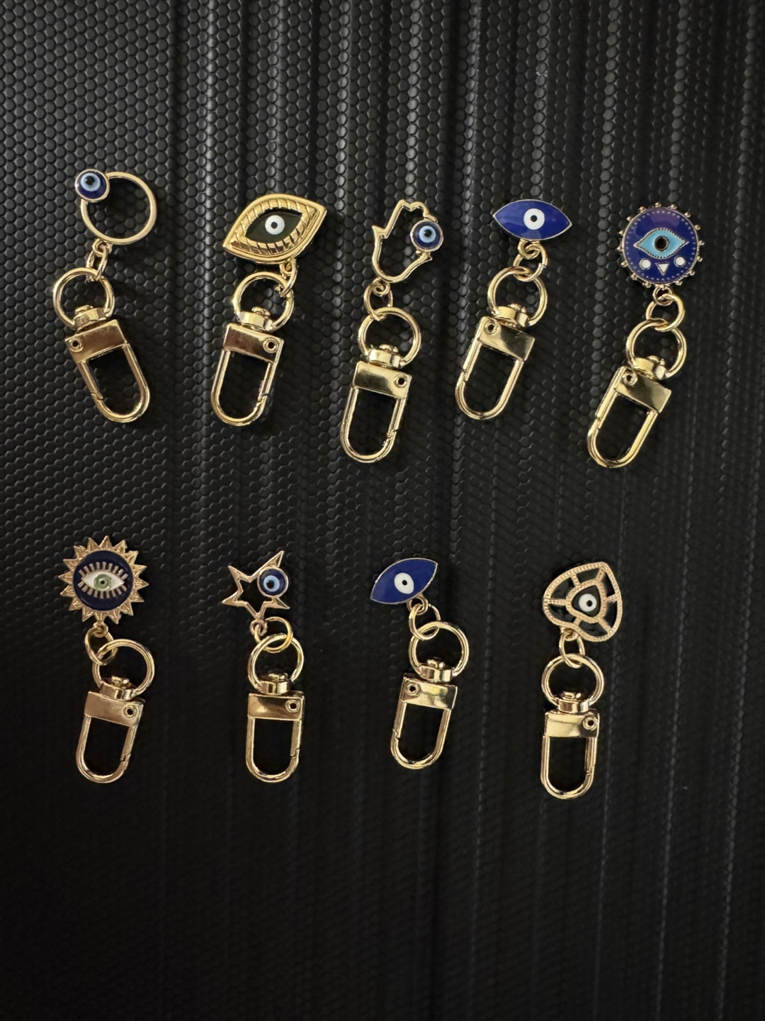 Evil Eye Gold Keychains