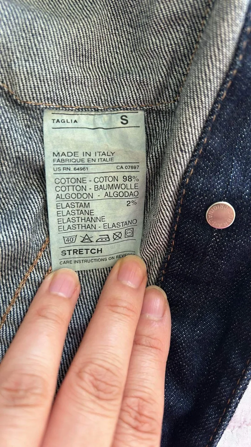 Sisley Denim Jacket - Size S image indicator(2)