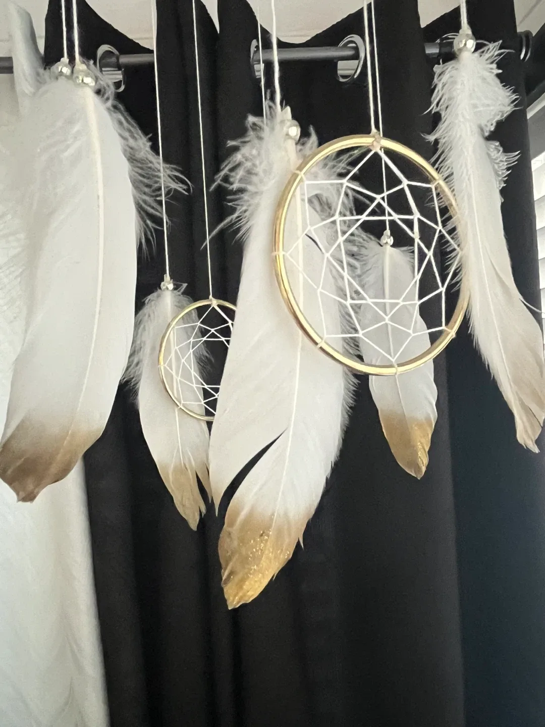 Dream Catcher - Baby Mobile - White & Gold image indicator(2)